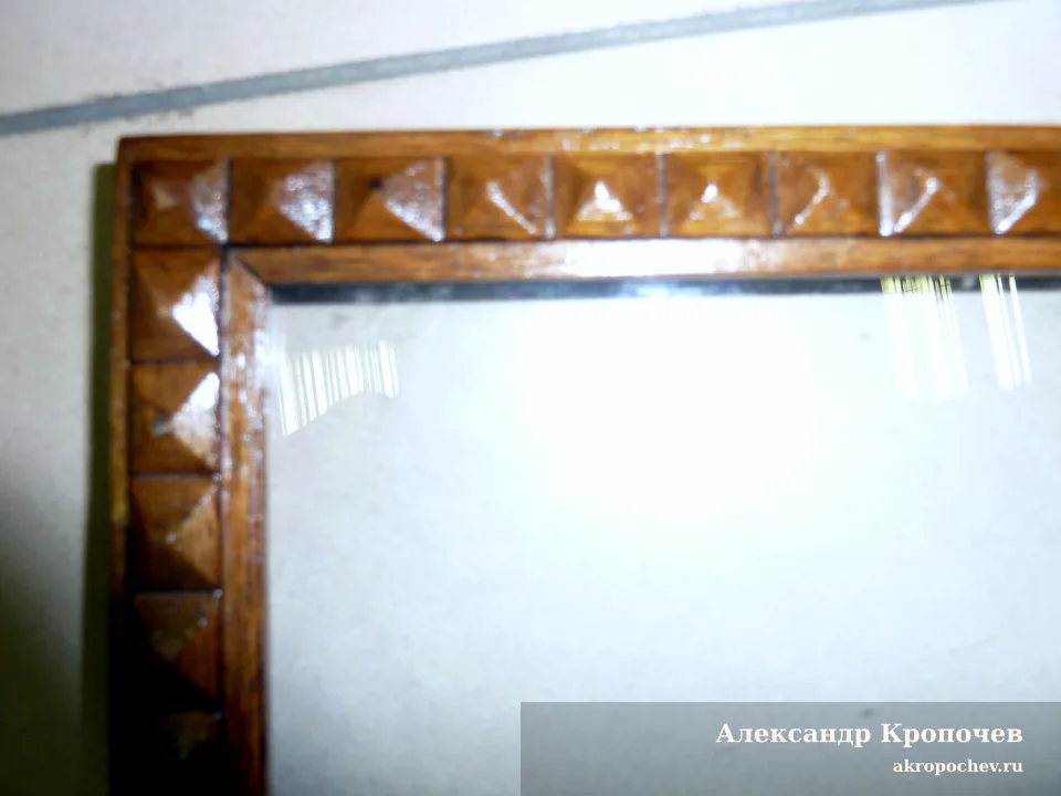 Верхняя планка киота после работы